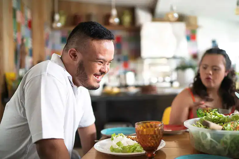 Empowering Weight Loss: A Comprehensive Guide for Individuals with Disabilities 2 Image of a disabled man and balance around nutrition to aid weight loss East Sussex